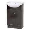 Columbia 22 inch espresso euro bath vanity with vitreous china vanity top