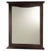 Palermo espresso bathroom mirror