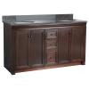 Shawna 60 inch tobacco bath vanity