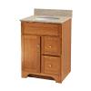 Worthington 24 inch oak bathroom vanity