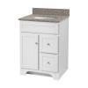 Worthington 24 inch white bathroom vanity